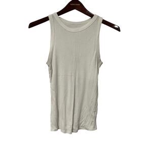 A New Day, Ribbed Tank, White, Size M 1353Y